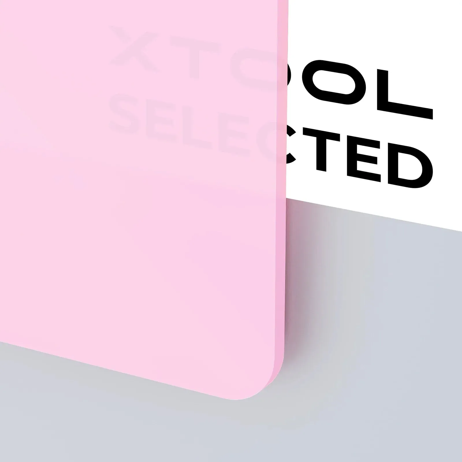 3mm Frosted Pink Acrylic Sheet Plexiglass (3pcs)