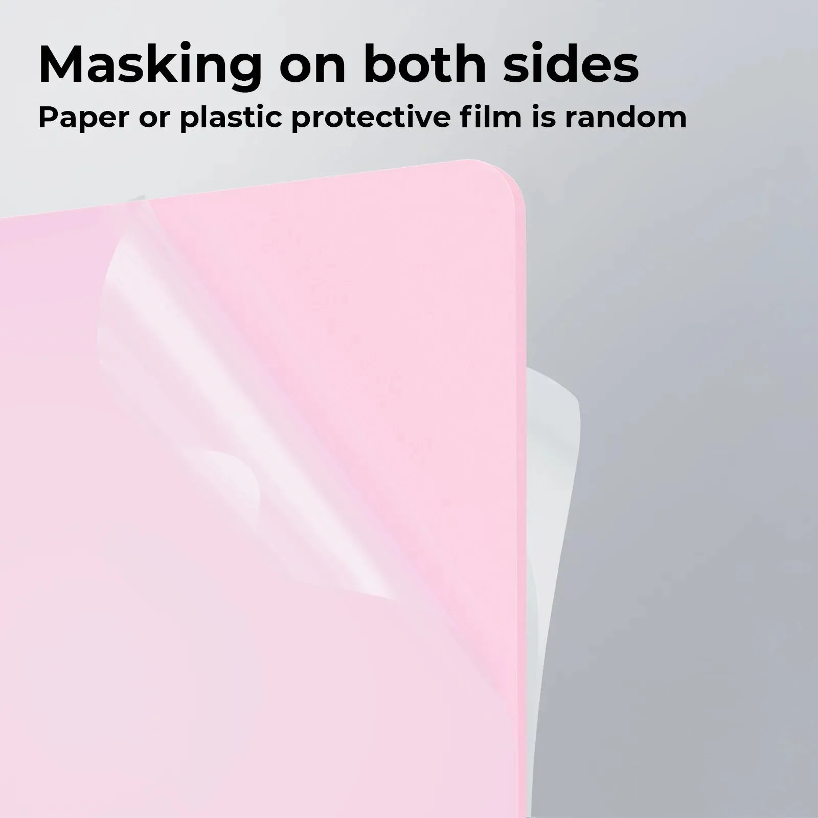 3mm Frosted Pink Acrylic Sheet Plexiglass (3pcs)