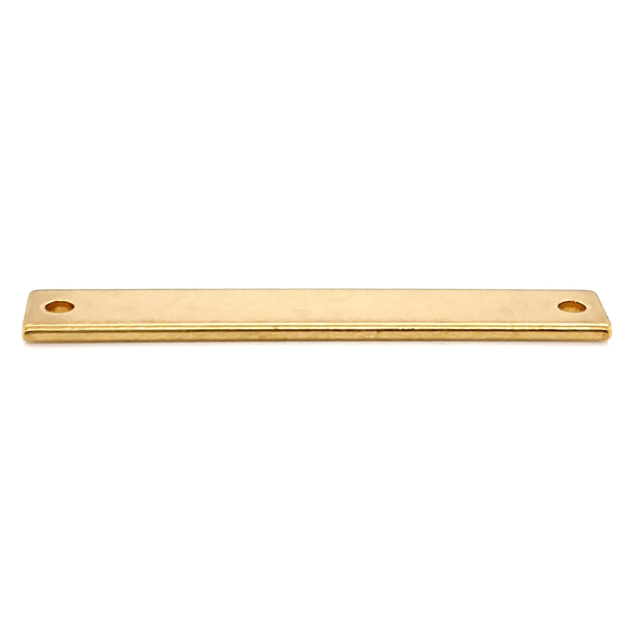 Brass Blank Horizontal Rectangle Pendant / SBB0214