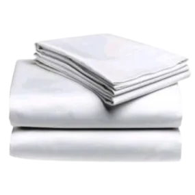 Diamond King Flat Sheet White