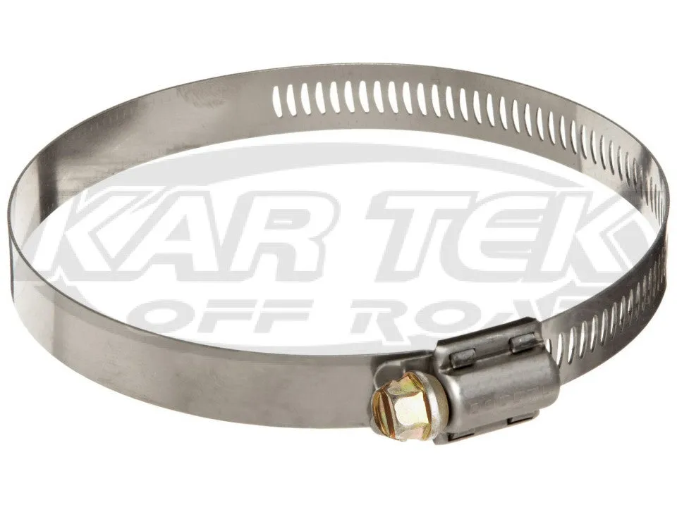 Stainless Steel SAE Size 28 Worm Gear Hose Clamp 1.31 Minimum Diameter 2.25 Maximum Diameter
